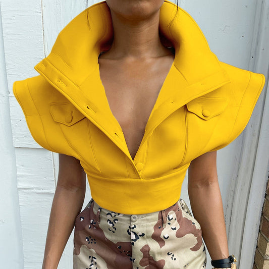 Cropped Vest