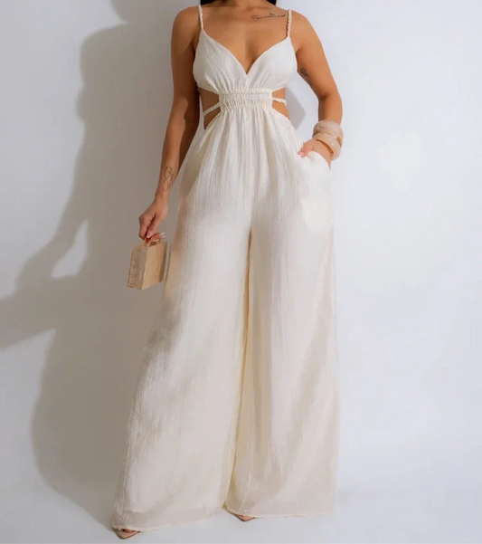 V-neck Backless